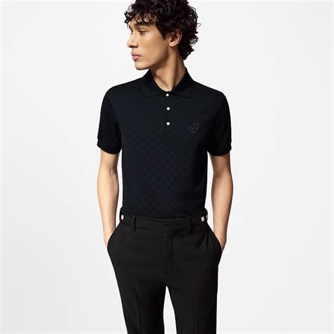 Damier Cotton Pique Polo .